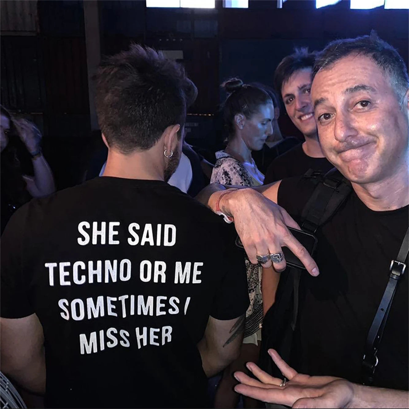 She Said Techno or Me Cyber Tee