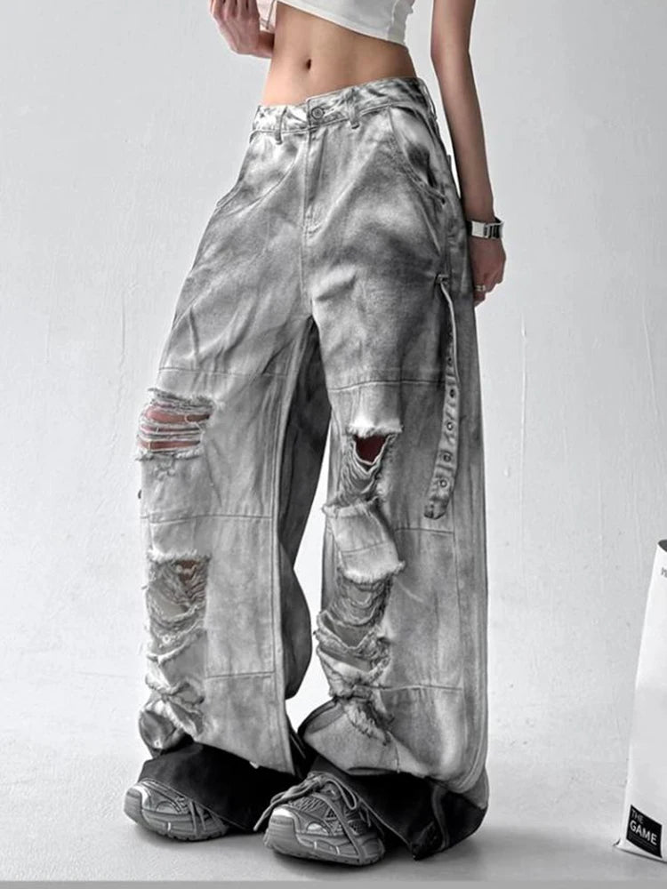 SoilFade Wide Leg Jeans