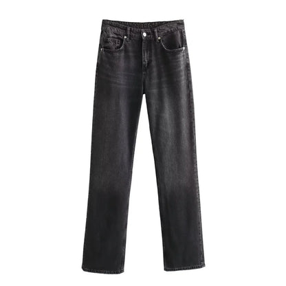 Stonewave Retro Wide-Leg Jeans