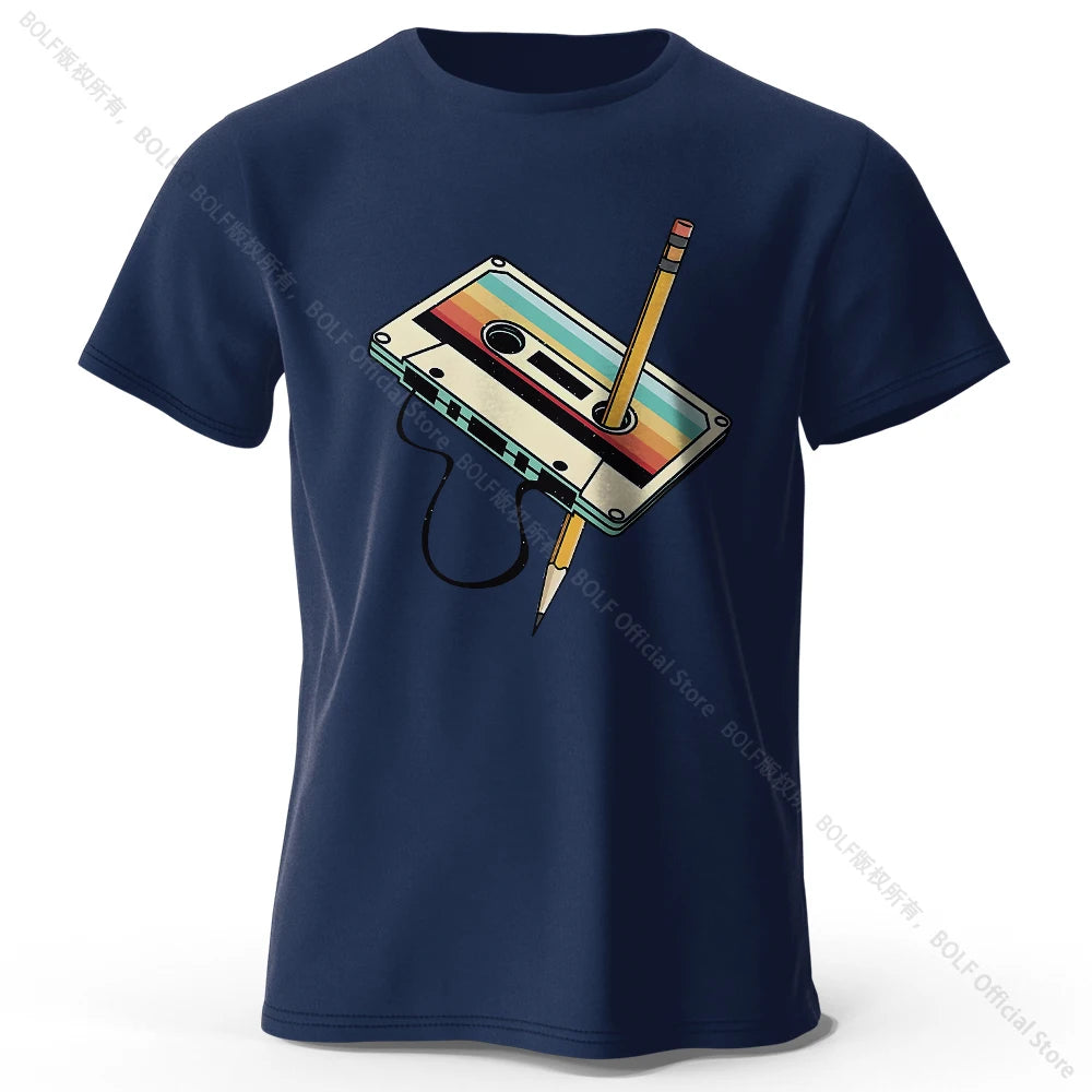 Retro Tape Vibes – Rewind Me Tee