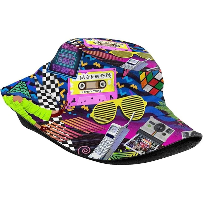 Back to 80s Bucket Hat – Retro Vibes Only