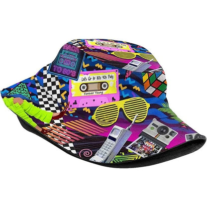 Back to 80s Bucket Hat – Retro Vibes Only