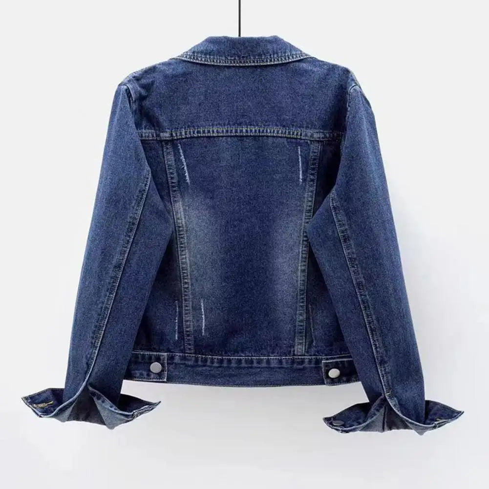 Retroline Cropped Denim Jacket