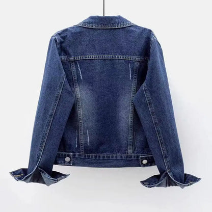 Retroline Cropped Denim Jacket
