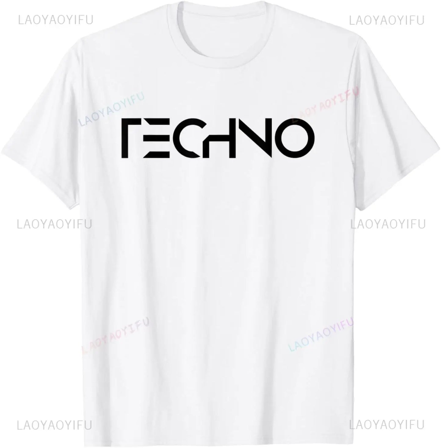 Trippy Glitch Cyber Tee