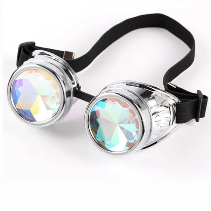 SpikedRetro Steampunk Goggles – Gothic Punk Eyewear with Attitude