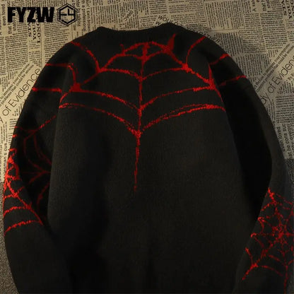 SpiderWave Retro Sweater
