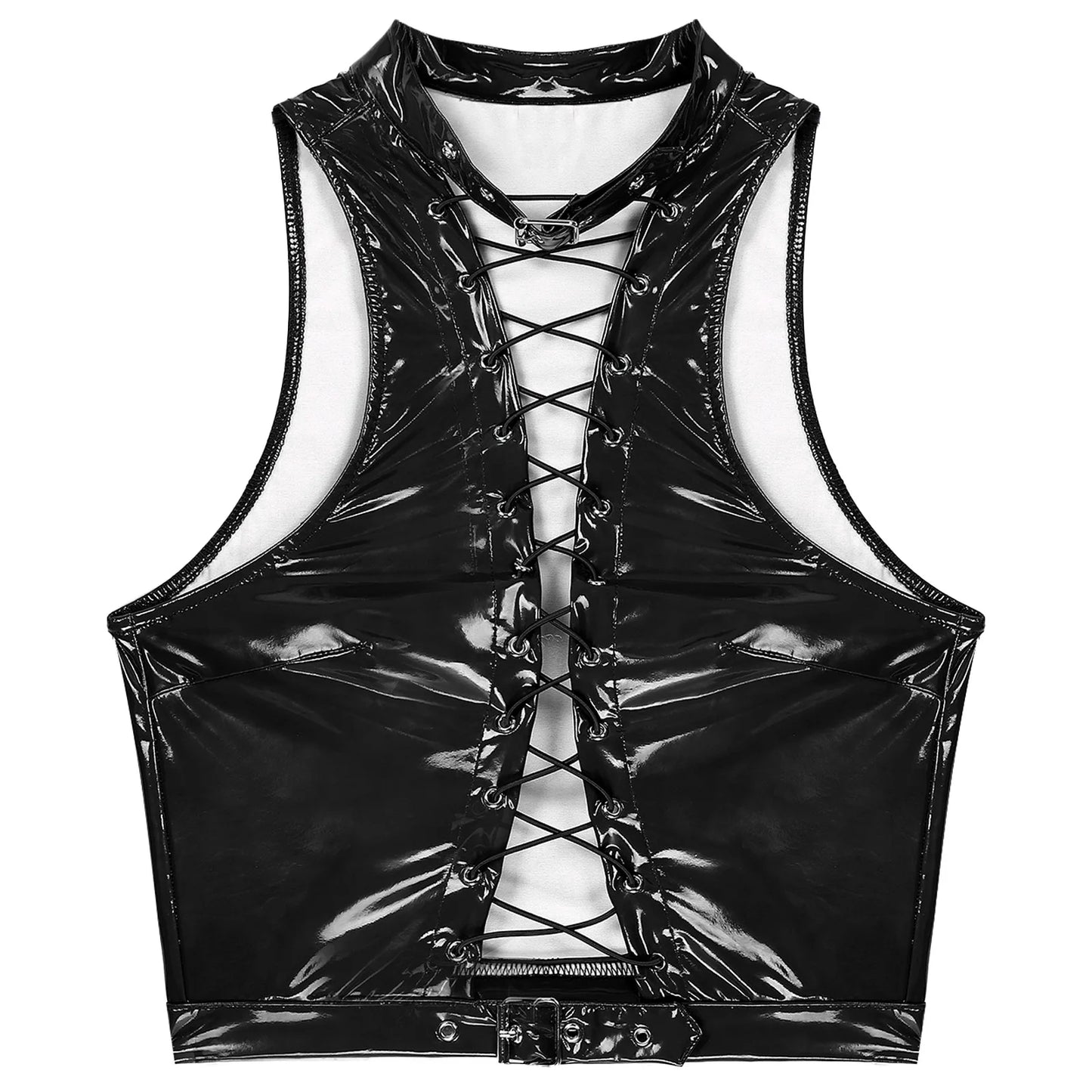VOIDLACE Cut-Out Vest — Hot