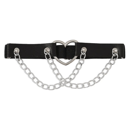 Midnight Thorn - Spiked Leather Leg Harness
