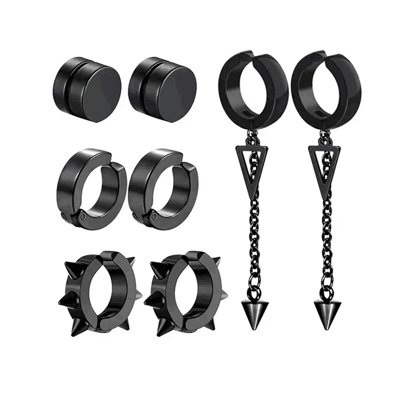 Cyber Edge Magnet Earrings Set