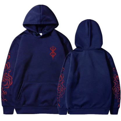 BERSERK//ACID Gothic Oversized Hoodie – Harajuku Dark Streetwear