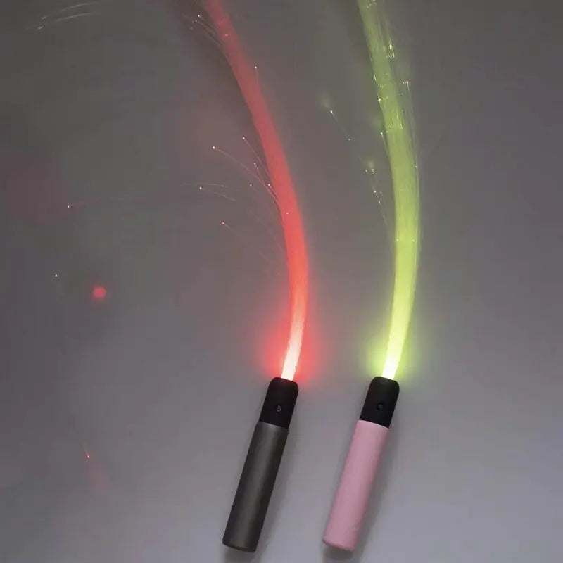 Neon Flow LED Whip – 360° RGB Rave Light