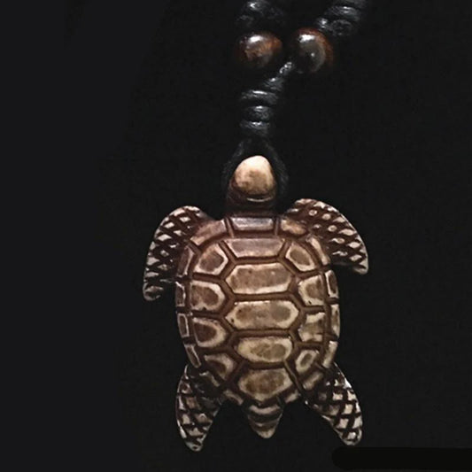Tidebound – Yak Bone Tortoise Tribal Necklace