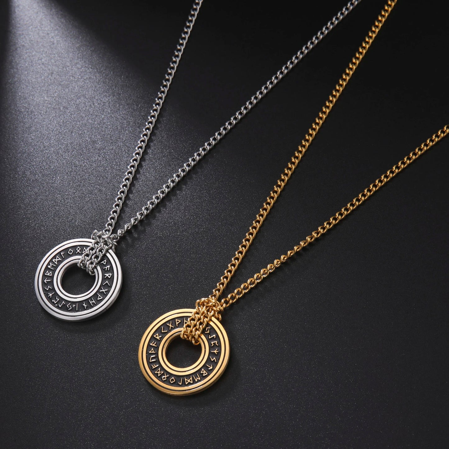 Elder Futhark – Nordic Rune Pendant Necklace