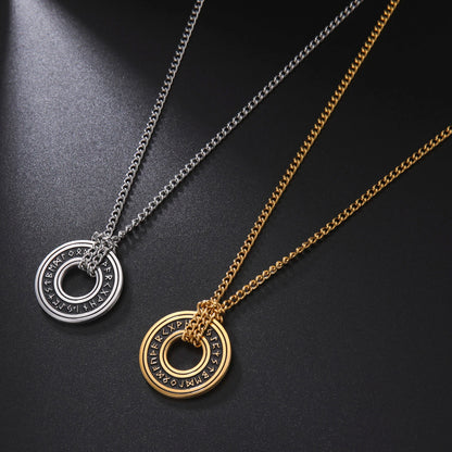 Elder Futhark – Nordic Rune Pendant Necklace