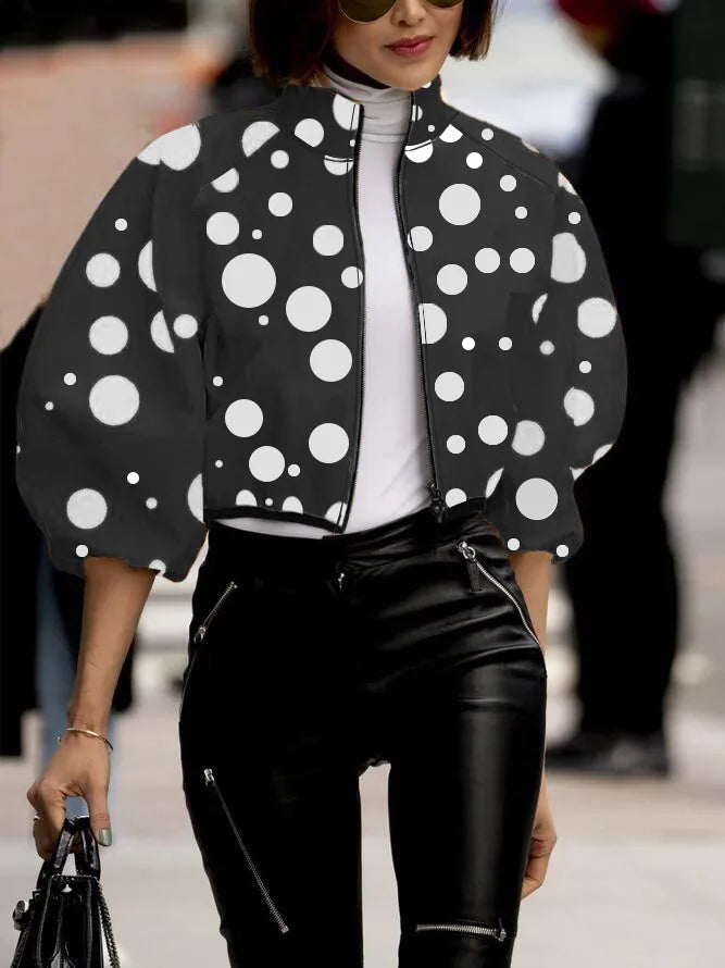 Streetline Print Zip Jacket