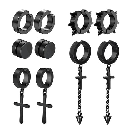 Cyber Edge Magnet Earrings Set