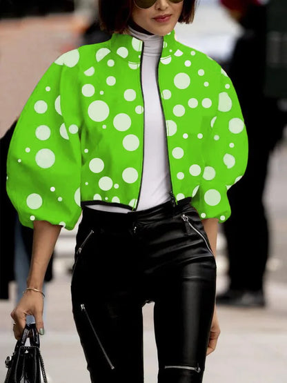 Streetline Print Zip Jacket