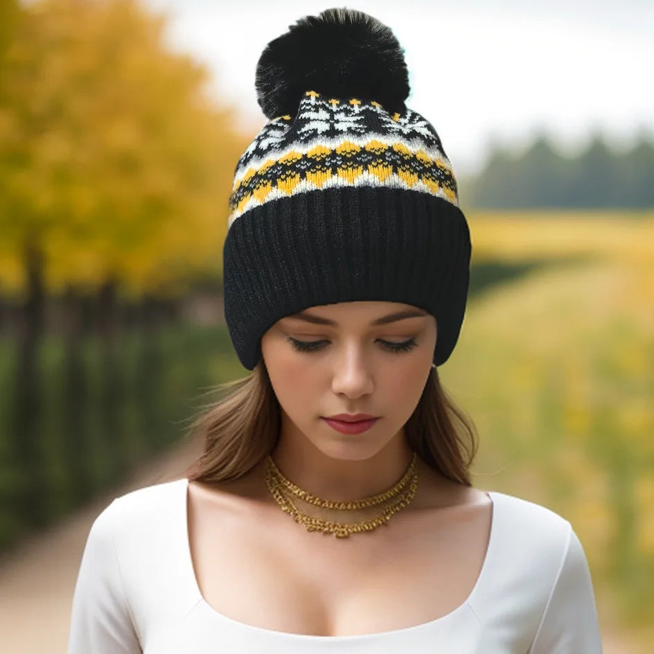 Frostflare – Premium Cashmere Wool Knit Winter Hat