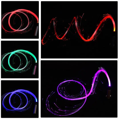 Luminous Flow RGB Fiber Optic Whip