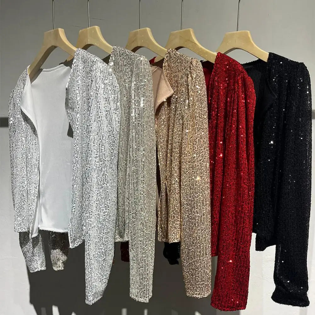 Gold Flux Sequin Jacket