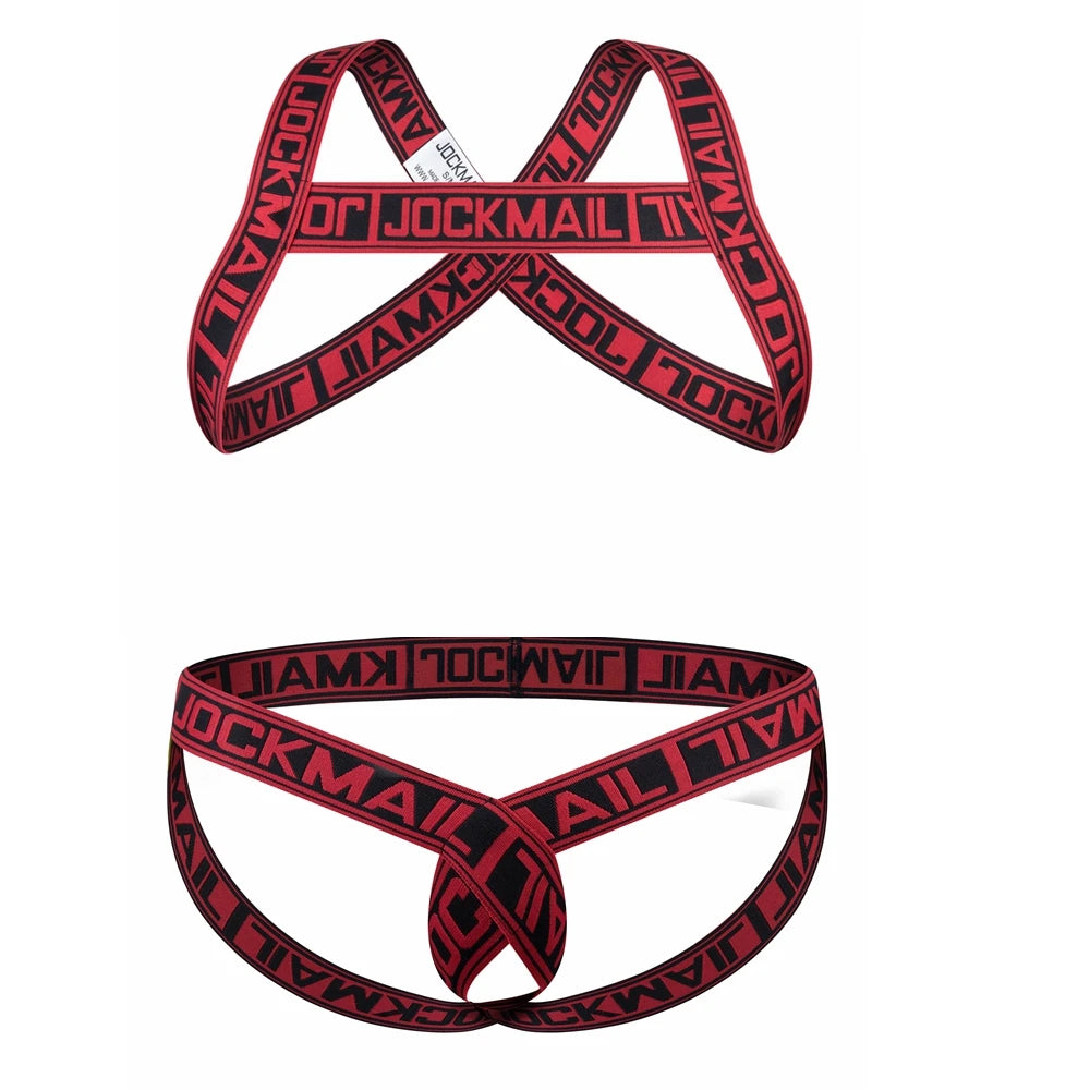 LUSTRA  Nightbound Embrace - Erotic Bondage Harness & Jock Set
