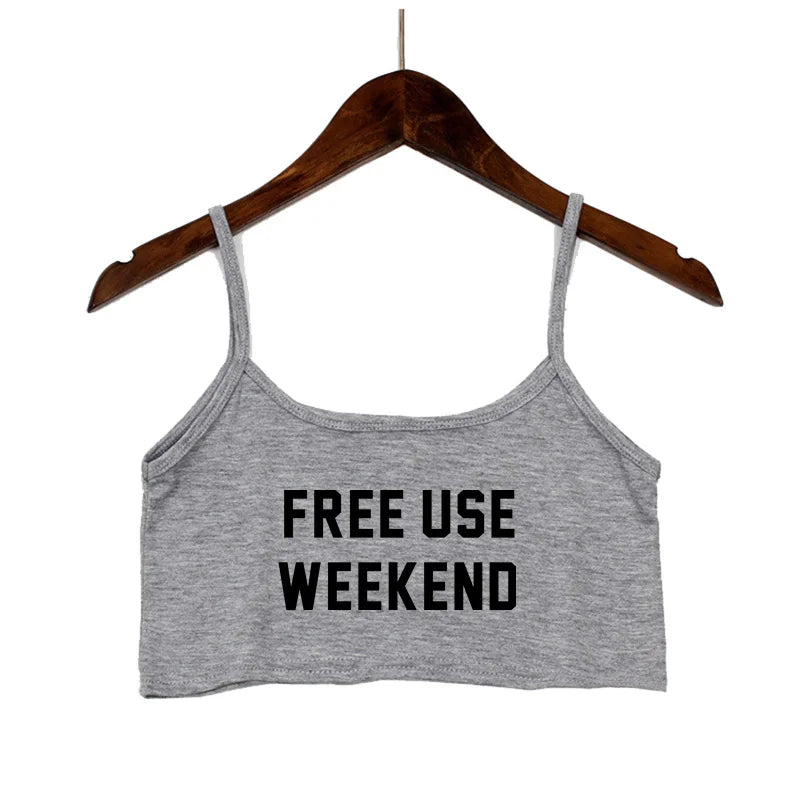 Weekend Mode Crop Top
