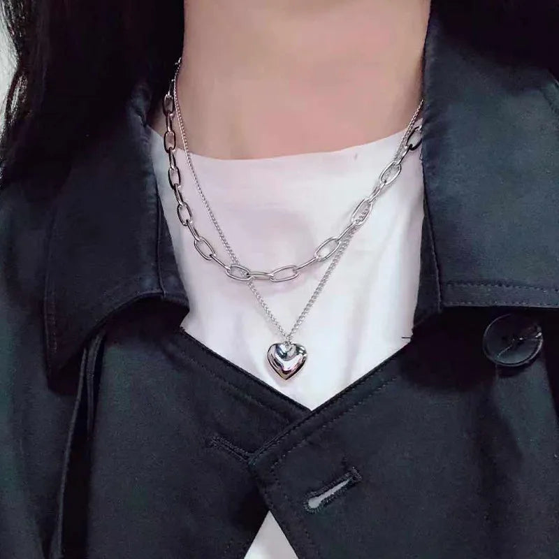 Retro Radiance – Vintage Layered Necklace for Women