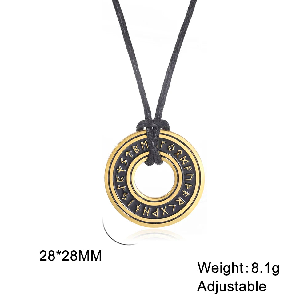 Elder Futhark – Nordic Rune Pendant Necklace