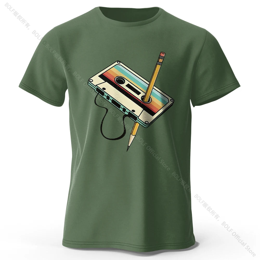 Retro Tape Vibes – Rewind Me Tee