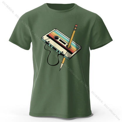 Retro Tape Vibes – Rewind Me Tee