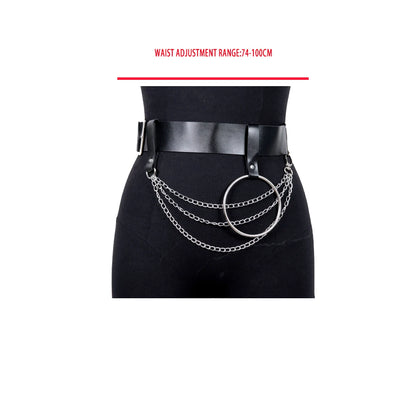 Voidframe - Punk Chain O-Ring Waist Harness