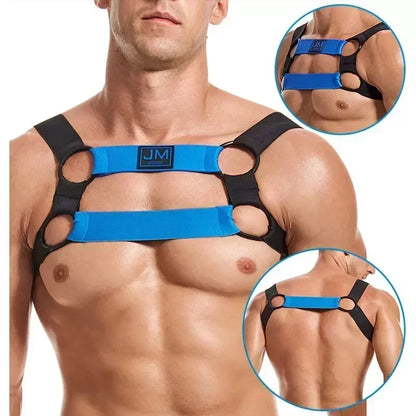 LUSTRA Obsidian Ritual - Open Back Fetish Harness Top