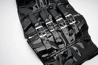 SteamGoth™ Steampunk Underbust PVC Leather Corset