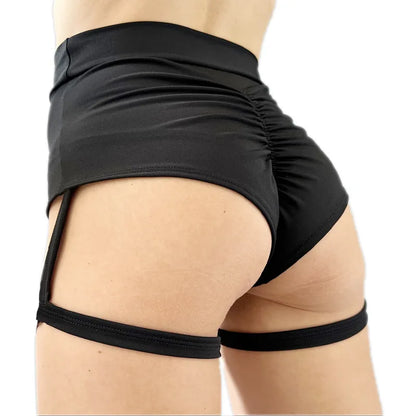 Liftline Ruched Garter Shorts