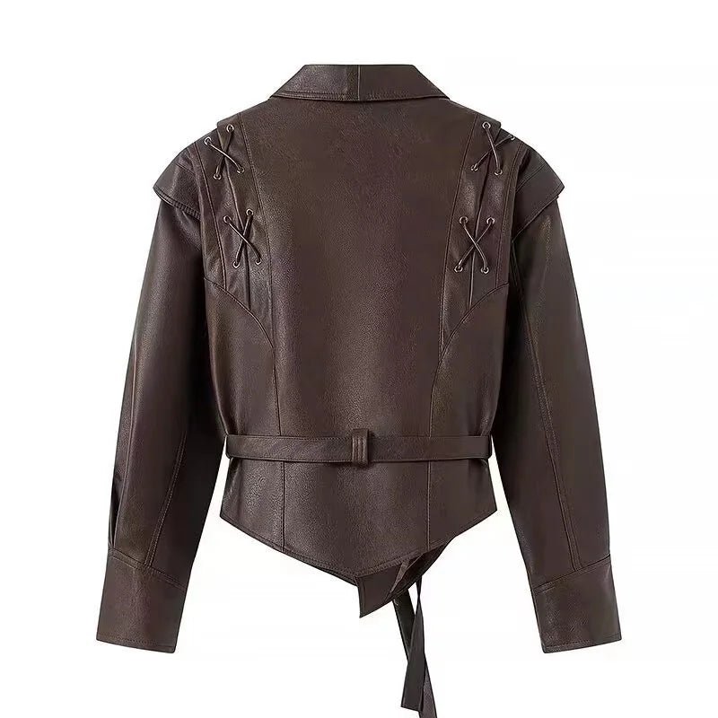 Vortex V-Neck Moto Jacket