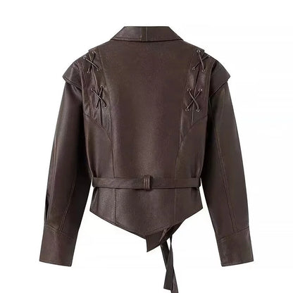 Vortex V-Neck Moto Jacket