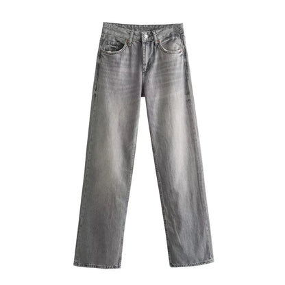 Stonewave Retro Wide-Leg Jeans