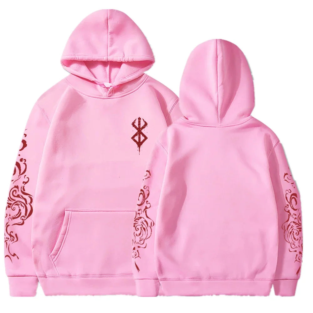 BERSERK//ACID Gothic Oversized Hoodie – Harajuku Dark Streetwear