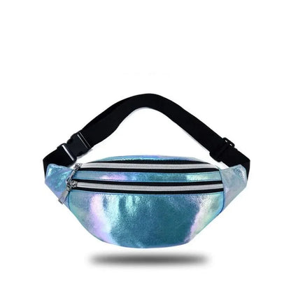 Prism Pulse – Holographic Waist Fanny Pack