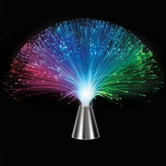 "StarGlow Fiber Optic Lamp – 7 Color LED Magic"
