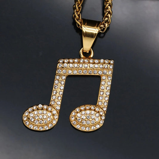 Melody Grace – Elegant Musical Note Pendant Necklace