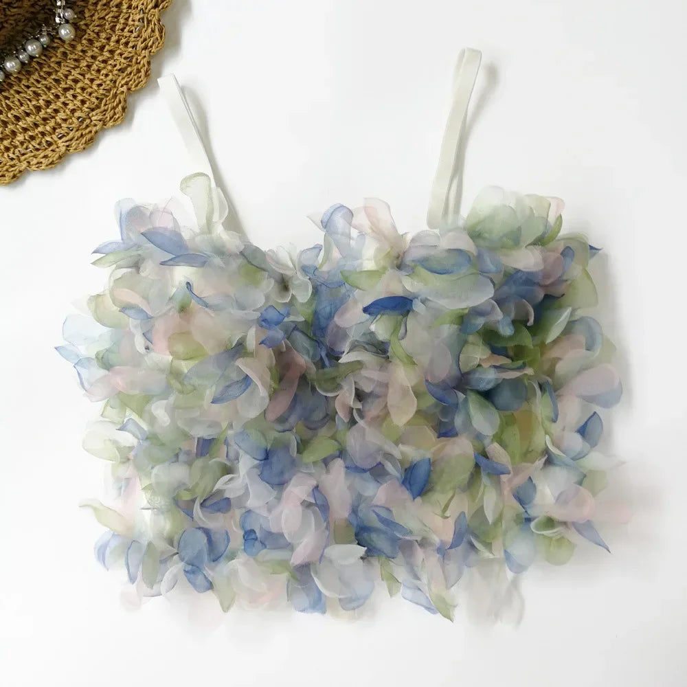 DiamondShine™ Y2K Sequin Push-Up Crop Top