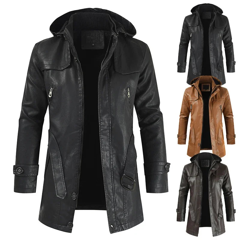 Night Rider Leather Coat