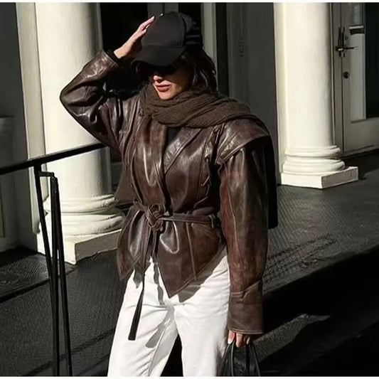 Vortex V-Neck Moto Jacket