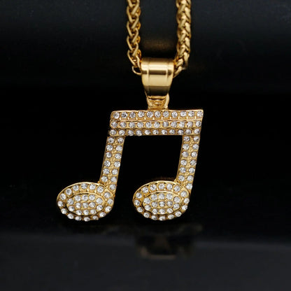 Melody Grace – Elegant Musical Note Pendant Necklace