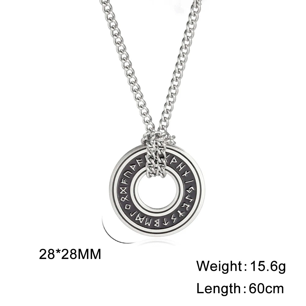 Elder Futhark – Nordic Rune Pendant Necklace