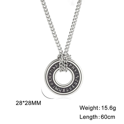 Elder Futhark – Nordic Rune Pendant Necklace