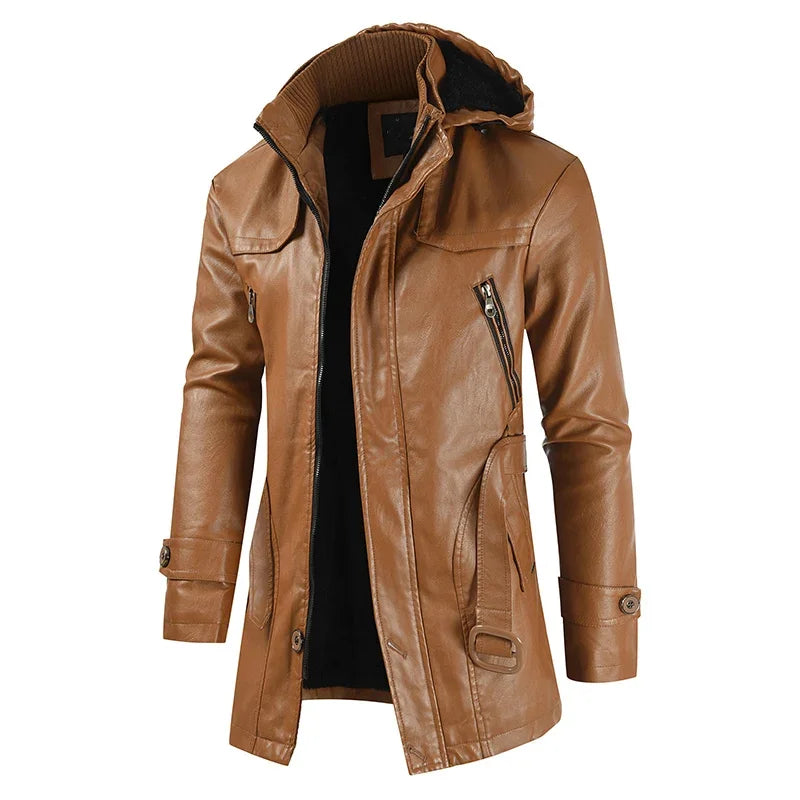 Night Rider Leather Coat