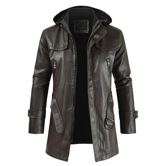 Night Rider Leather Coat
